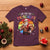 Funny Christmas LGBT T Shirt Ho Ho Ho Mosexual Rainbow Santa - Wonder Print Shop