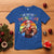 Funny Christmas LGBT T Shirt Ho Ho Ho Mosexual Rainbow Santa - Wonder Print Shop