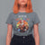 Funny Christmas LGBT T Shirt For Women Ho Ho Ho Mosexual Rainbow Santa - Wonder Print Shop