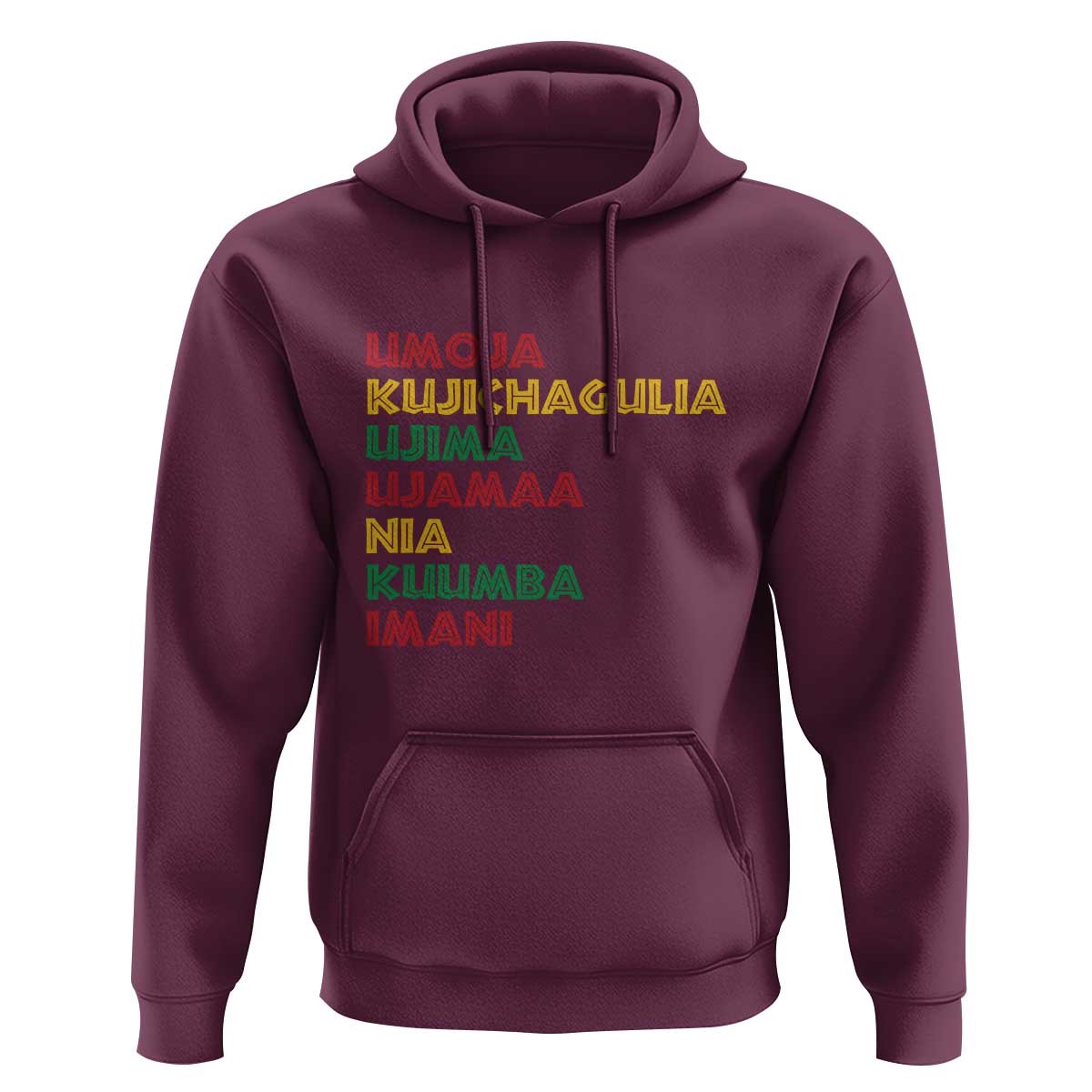 Seven Principles Of Kwanzaa African Nguzo Saba Hoodie