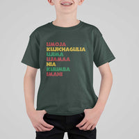 Seven Principles Of Kwanzaa African Nguzo Saba T Shirt For Kid - Wonder Print Shop