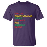 Seven Principles Of Kwanzaa African Nguzo Saba T Shirt - Wonder Print Shop