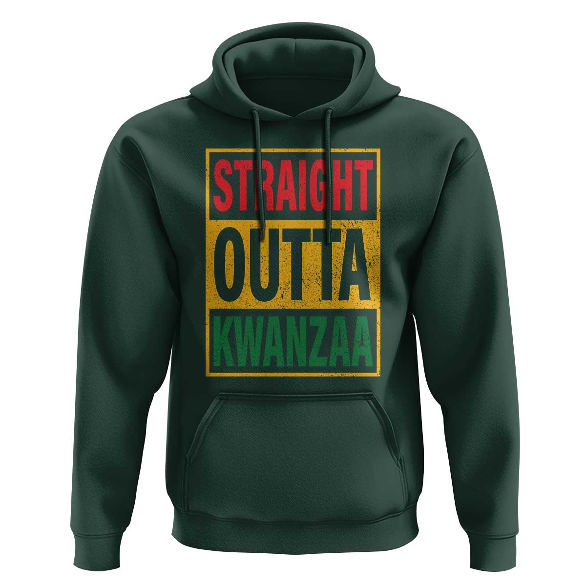 Funny Straight Outta Kwanzaa African American Heritage Hoodie