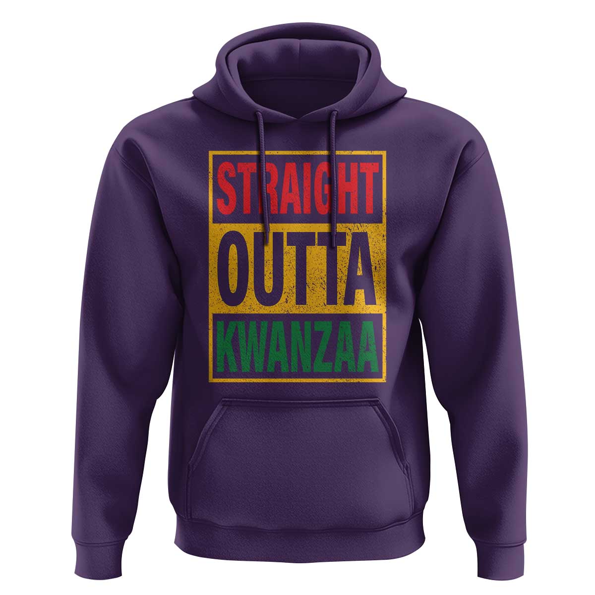 Funny Straight Outta Kwanzaa African American Heritage Hoodie