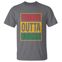 Funny Straight Outta Kwanzaa African American Heritage T Shirt - Wonder Print Shop