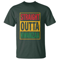 Funny Straight Outta Kwanzaa African American Heritage T Shirt - Wonder Print Shop