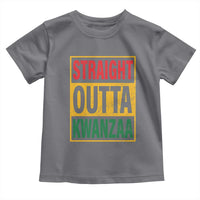 Funny Straight Outta Kwanzaa African American Heritage Toddler T Shirt