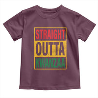 Funny Straight Outta Kwanzaa African American Heritage Toddler T Shirt