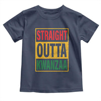 Funny Straight Outta Kwanzaa African American Heritage Toddler T Shirt