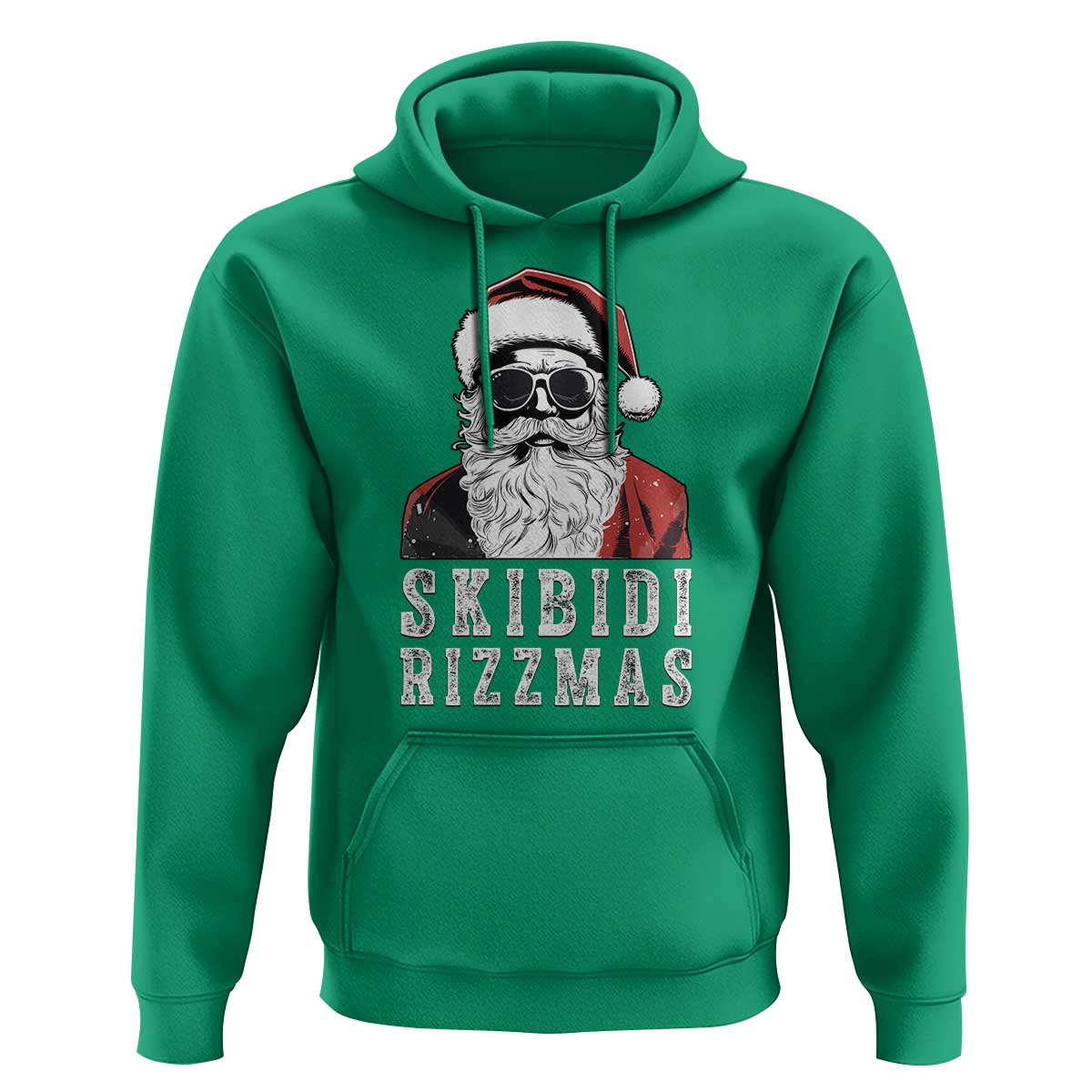 Funny Christmas Santa Hoodie Skibidi Rizzmas Cool Charisma Rizz Santa Claus