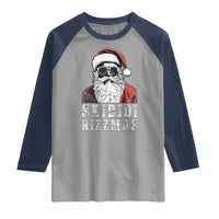 Funny Christmas Santa Raglan Shirt Skibidi Rizzmas Cool Charisma Rizz Santa Claus - Wonder Print Shop