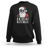 Funny Christmas Santa Sweatshirt Skibidi Rizzmas Cool Charisma Rizz Santa Claus - Wonder Print Shop