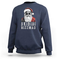 Funny Christmas Santa Sweatshirt Skibidi Rizzmas Cool Charisma Rizz Santa Claus - Wonder Print Shop