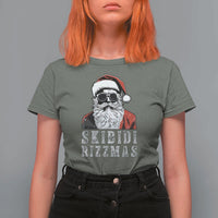Funny Christmas Santa T Shirt For Women Skibidi Rizzmas Cool Charisma Rizz Santa Claus - Wonder Print Shop