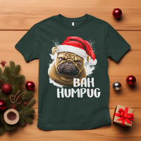 Funny Christmas Pug Dog T Shirt Bah Humpug Humbug Cute Pet - Wonder Print Shop