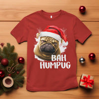 Funny Christmas Pug Dog T Shirt Bah Humpug Humbug Cute Pet - Wonder Print Shop