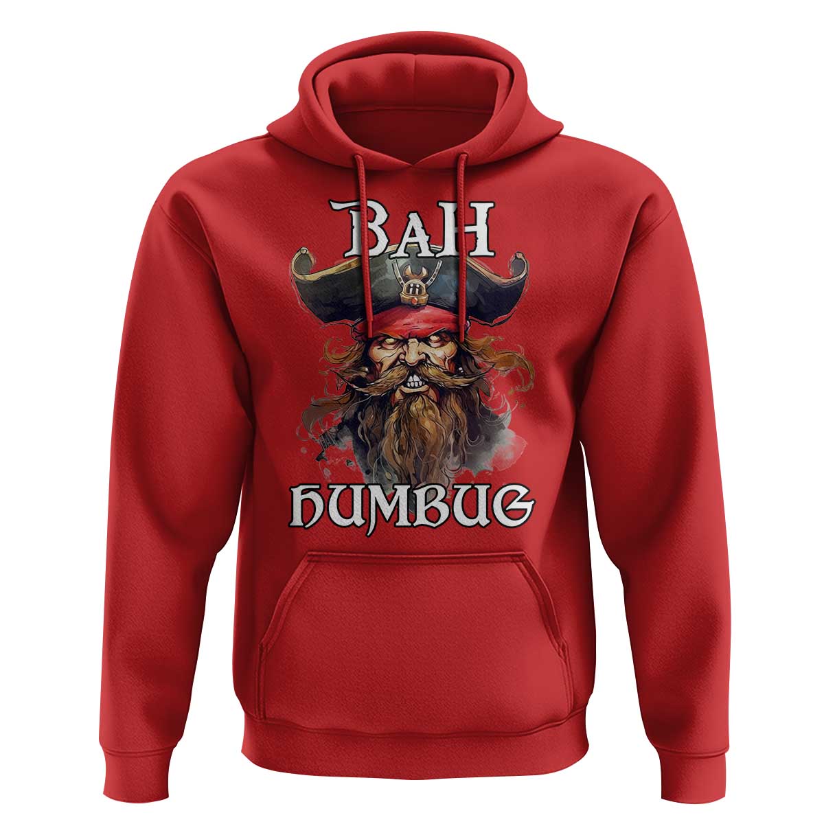 Funny Bah Humbug Christmas Pirate Hoodie