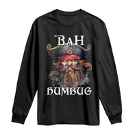 Funny Bah Humbug Christmas Pirate Long Sleeve Shirt