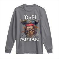 Funny Bah Humbug Christmas Pirate Long Sleeve Shirt