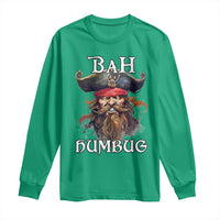 Funny Bah Humbug Christmas Pirate Long Sleeve Shirt