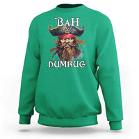 Funny Bah Humbug Christmas Pirate Sweatshirt - Wonder Print Shop