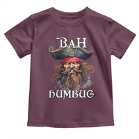 Funny Bah Humbug Christmas Pirate Toddler T Shirt