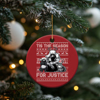 Tis The Season For Justice Christmas Ornament Harambe Peanut Fred Xmas - Wonder Print Shop