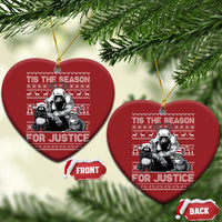 Tis The Season For Justice Christmas Ornament Harambe Peanut Fred Xmas - Wonder Print Shop