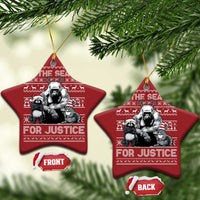 Tis The Season For Justice Christmas Ornament Harambe Peanut Fred Xmas - Wonder Print Shop