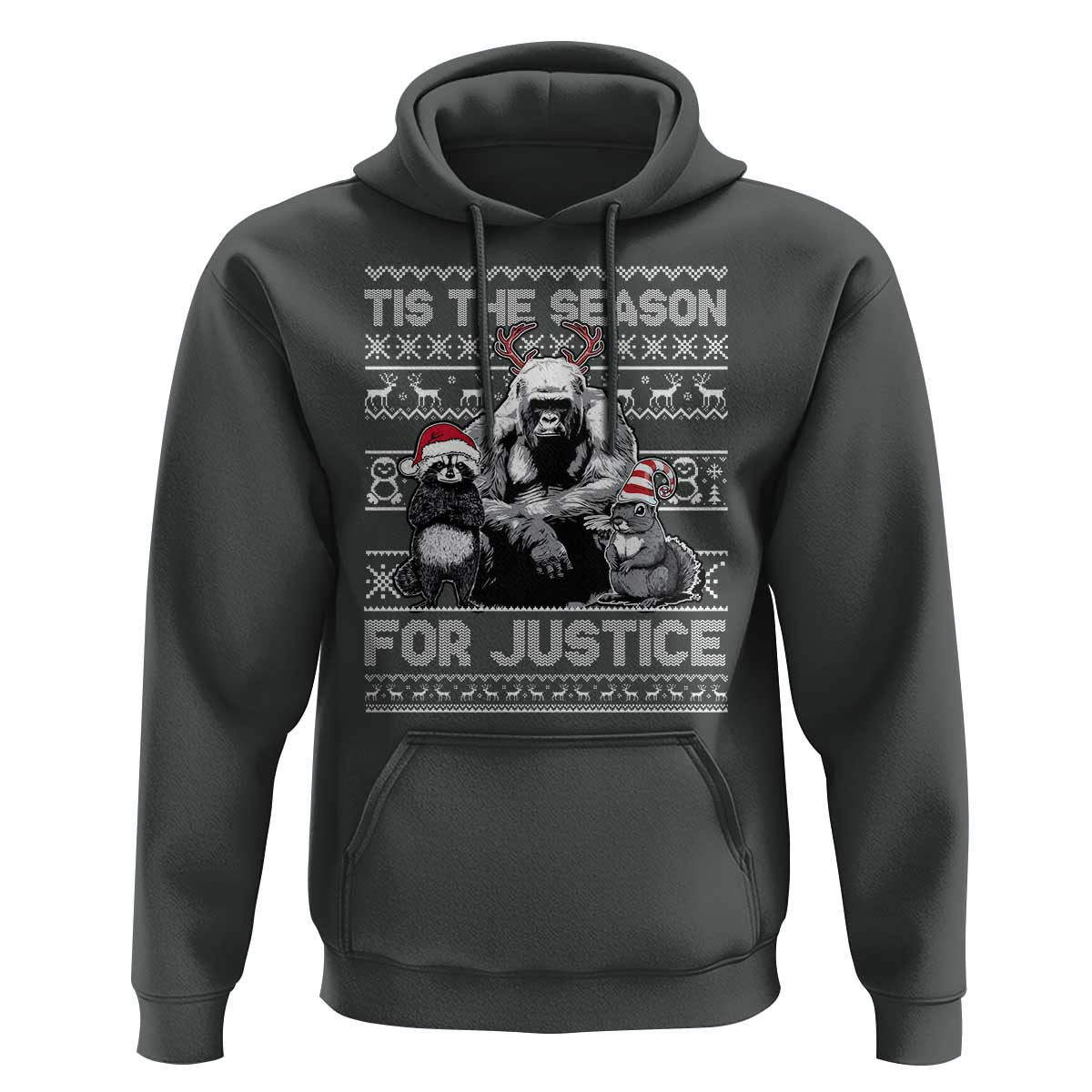 Tis The Season For Justice Hoodie Harambe Peanut Fred Christmas
