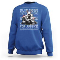 Tis The Season For Justice Sweatshirt Harambe Peanut Fred Christmas - Wonder Print Shop