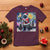 Funny Christmas Santa Godzilla Japanese Monster Starry Night T Shirt - Wonder Print Shop