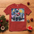 Funny Christmas Santa Godzilla Japanese Monster Starry Night T Shirt - Wonder Print Shop