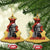 Funny Xmas Santa Godzilla Christmas Ornament Santazilla Japanese Monster - Wonder Print Shop