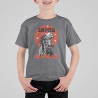 Funny Christmas Santa Godzilla T Shirt For Kid Santazilla Japanese Monster - Wonder Print Shop