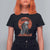 Funny Christmas Santa Godzilla T Shirt For Women Santazilla Japanese Monster - Wonder Print Shop