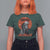 Funny Christmas Santa Godzilla T Shirt For Women Santazilla Japanese Monster - Wonder Print Shop