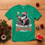 Funny Christmas Santa Godzilla T Shirt Santazilla Tower Xmas Tree - Wonder Print Shop