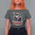 Funny Christmas Santa Godzilla T Shirt For Women Santazilla Tower Xmas Tree - Wonder Print Shop
