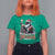 Funny Christmas Santa Godzilla T Shirt For Women Santazilla Tower Xmas Tree - Wonder Print Shop
