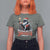 Funny Christmas Santa Godzilla T Shirt For Women Santazilla Tower Xmas Tree - Wonder Print Shop
