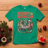 Funny Rpg Christmas Game T Shirt Houses And Humans Tabletop Game Xmas Dragon - Wonder Print Shop