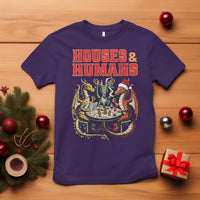 Funny Rpg Christmas Game T Shirt Houses And Humans Tabletop Game Xmas Dragon - Wonder Print Shop