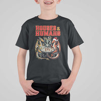 Funny Rpg Christmas Game T Shirt For Kid Houses And Humans Tabletop Game Xmas Dragon - Wonder Print Shop