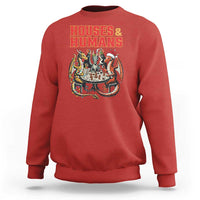 Funny Rpg Christmas Game Sweatshirt Houses And Humans Tabletop Game Xmas Dragon - Wonder Print Shop
