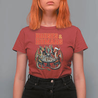 Funny Rpg Christmas Game T Shirt For Women Houses And Humans Tabletop Game Xmas Dragon - Wonder Print Shop