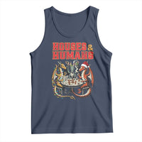 Funny Rpg Christmas Game Tank Top Houses And Humans Tabletop Game Xmas Dragon - Wonder Print Shop