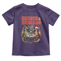 Funny Rpg Christmas Game Toddler T Shirt Houses And Humans Tabletop Game Xmas Dragon - Wonder Print Shop