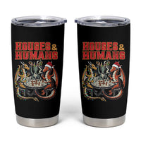 Funny Rpg Christmas Game Tumbler Cup Houses And Humans Tabletop Game Xmas Dragon - Wonder Print Shop