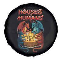 Gaming Houses and Humans Spare Tire Cover Funny Rpg Parody Gamer - Wonder Print Shop